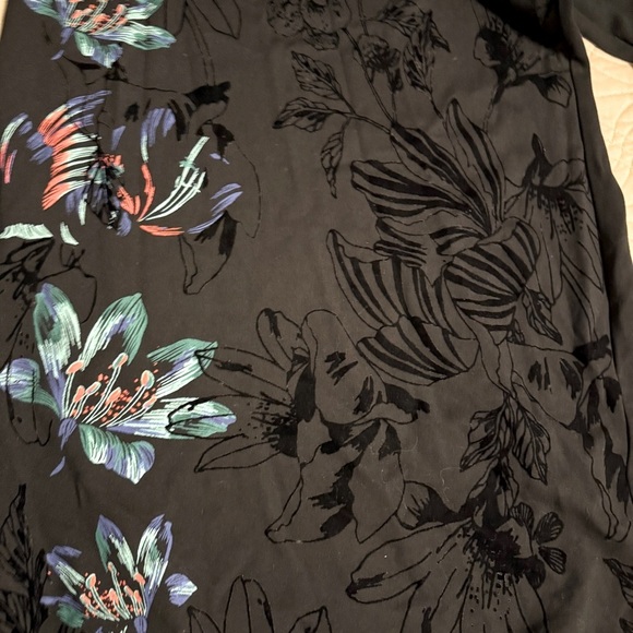 🌹𝗬𝗘𝗦𝗧 𝗕𝗟𝗔𝗖𝗞 𝗦𝗧𝗥𝗘𝗧𝗖𝗛 𝗙𝗟𝗢𝗥𝗔𝗟 𝗚𝗥𝗔𝗣𝗛𝗜𝗖 𝗗𝗘𝗦𝗜𝗚𝗡 𝗠𝗜𝗗𝗜 𝗗𝗥𝗘𝗦𝗦 - Picture 12 of 12